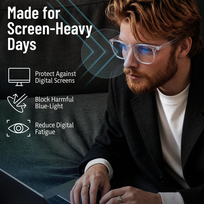 Gaoye Blue Light Glasses for Woman 3 Pack | Half Round, Screen-Ready Computer Glasses Style with UV Protection Coating *Black + Leopard + Clear