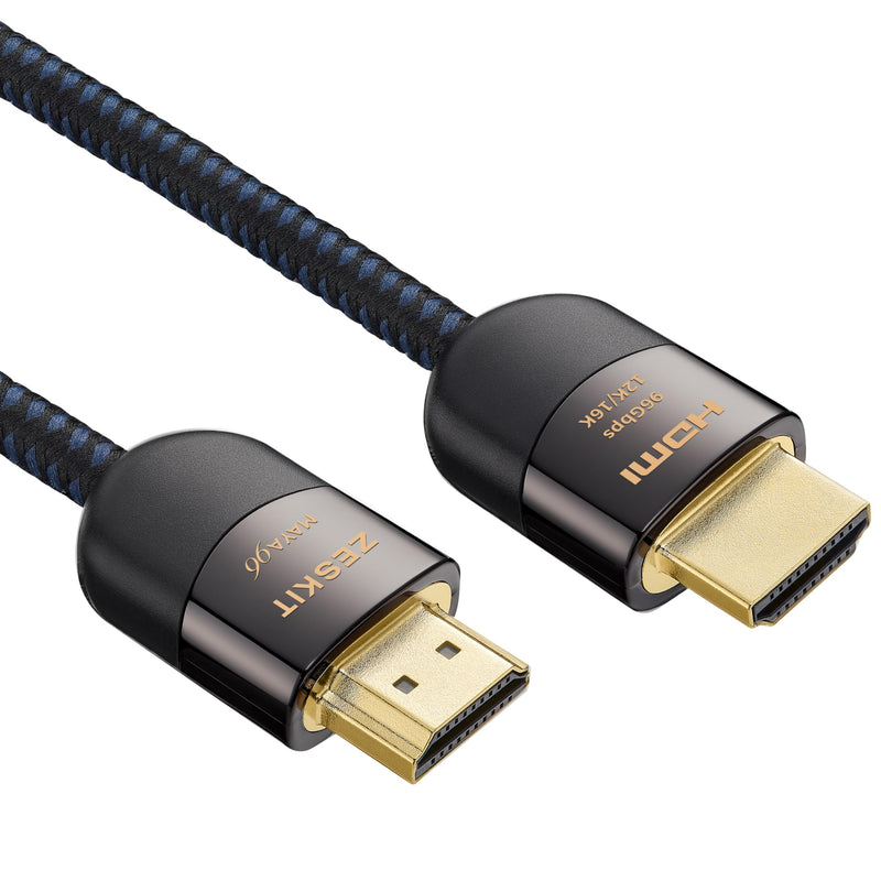 Zeskit Maya HDMI 2.2 Cable 96Gbps 12K 16K (10 Feet 3m) 10ft/3m