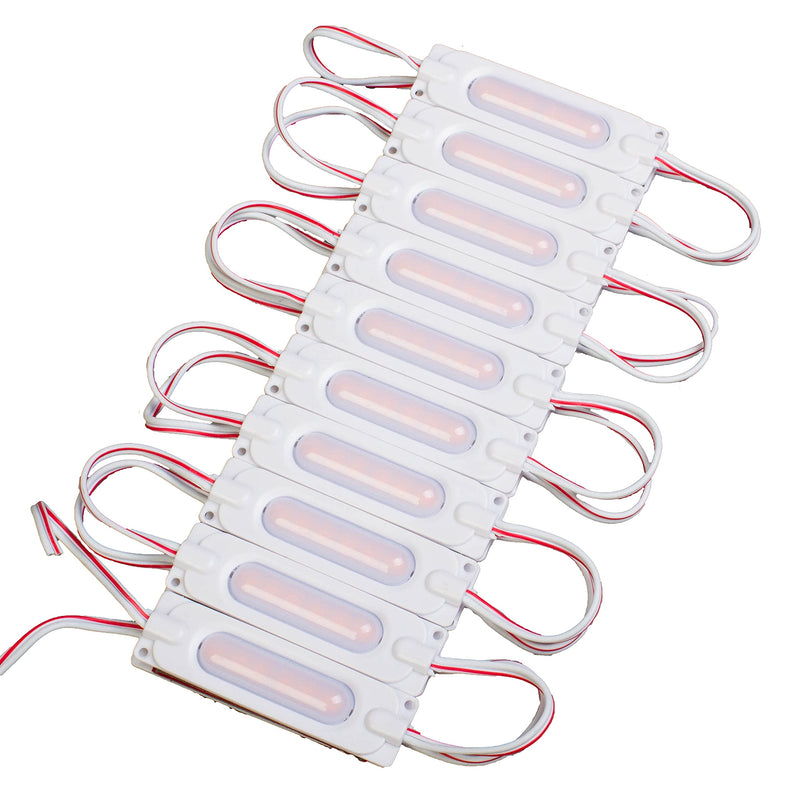 Brightest Store Front Window LED Light COB Series with UL Power Supply Brighter Than 5050 5630 5730 2835 20ft Red
