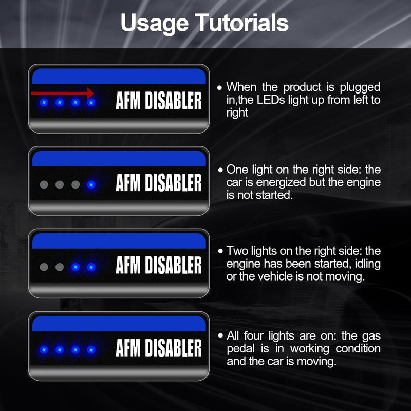 AFM/DFM Disabler Active Fuel Management for GM V6&V8 Motors for Chevy Suburban Tahoe Avalanche Silverado GMC Yukon Sierra Cadillac Escalade etc 6.2L 6.0L 5.3L 4.3L