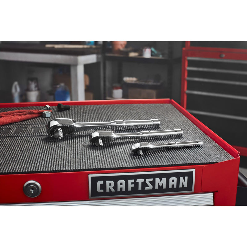 CRAFTSMAN Low Profile Ratchet, 3/8 Inch Drive, 72 Tooth (CMMT86722) 3/8 in New Ratchet Wrench