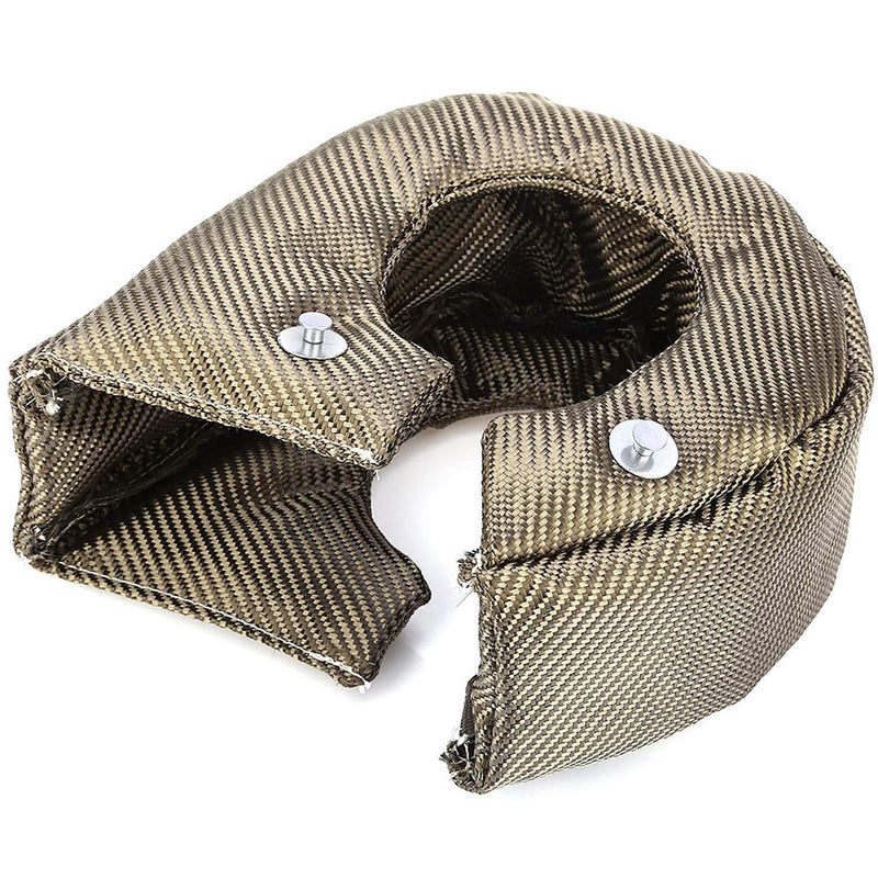ConPus T4 Titanium Turbo Blanket Heat Shield charger Cover Wrap for T4 GT40 GT42 GT45 With Locking Springs