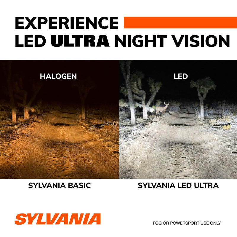 SYLVANIA - 4114 ZEVO LED White Bulb - Bright LED Bulb, Ideal for Daytime Running Lights (DRL) and Back-Up/Reverse Lights (Contains 2 Bulbs)