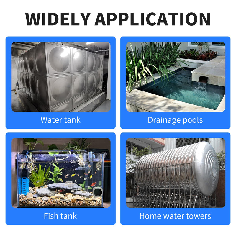 2 Pcs Stainless Steel Float Switch Water Level Sensor Water Level Controller Sensor Switch M10 for Smart Toilet Solar Tank Pool Pump Liquid Control Length 95mm Silver 2pcs 95MM