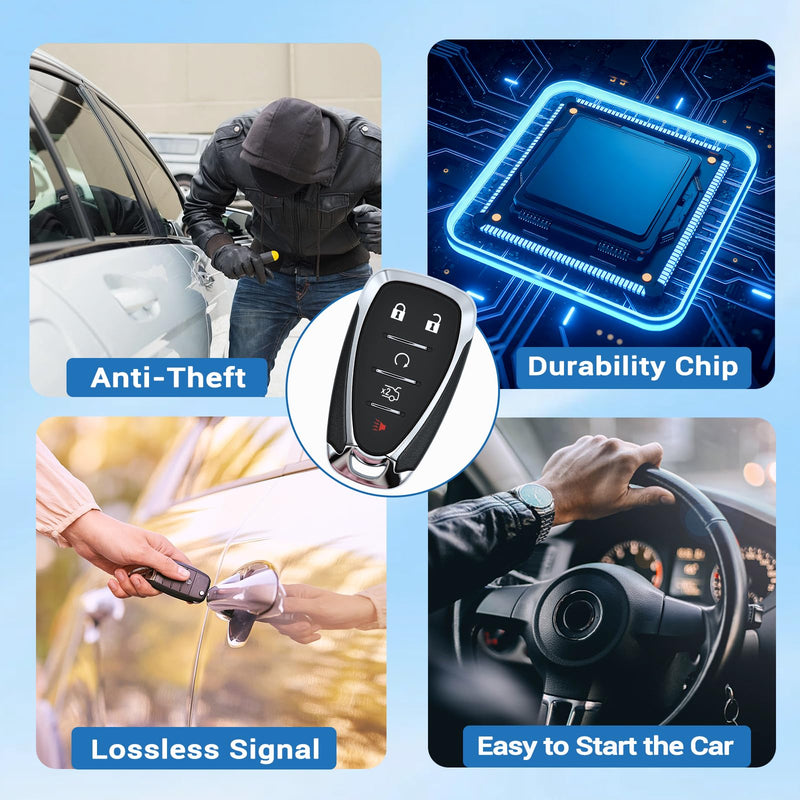 Key Fob Fits for Chevy Malibu Camaro 2016-2021/ Cruze 2016 2017 2018 2019 | Car Keyless Entry Remote Control HYQ4EA