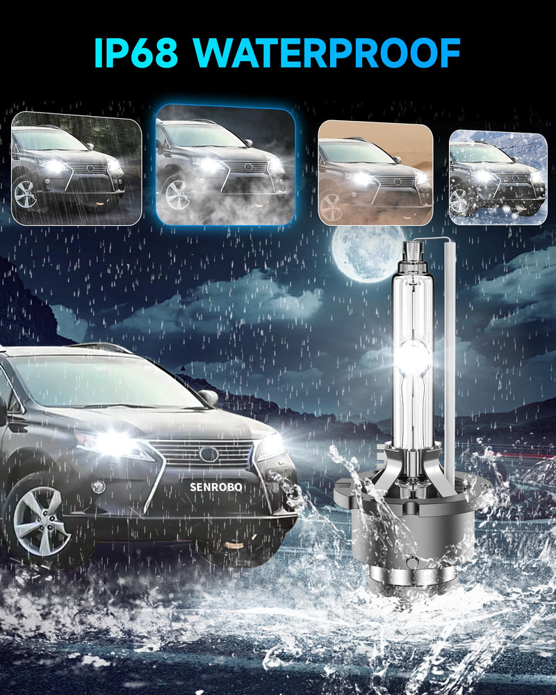  [AUSTRALIA] - Fit for Lexus 2010 2011 2012 2013 2014 2015 RX350 RX450H ES350 GS350 2007-2017 LS460 D4S HID Xenon Headlight Bulbs, High Low Beam Light Bulb, 6000K Cool White, Pack of 2
