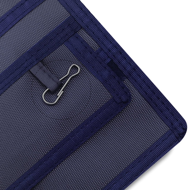 ASA TECHMED Nurse Pocket Organizer, Nylon 5 Pocket Nurse Scrub Organizer, 6 Inch x 5 inch, Navy Blue