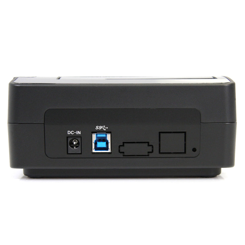 StarTech.com Single Bay USB 3.0 to SATA Hard Drive Docking Station, USB 3.0 (5 Gbps) Hard Drive Dock, External 2.5/3.5" SATA I/II/III HDD/SSD Docking Station, Top-Loading Hard Drive Bay (SATDOCKU3S) 1 Bay