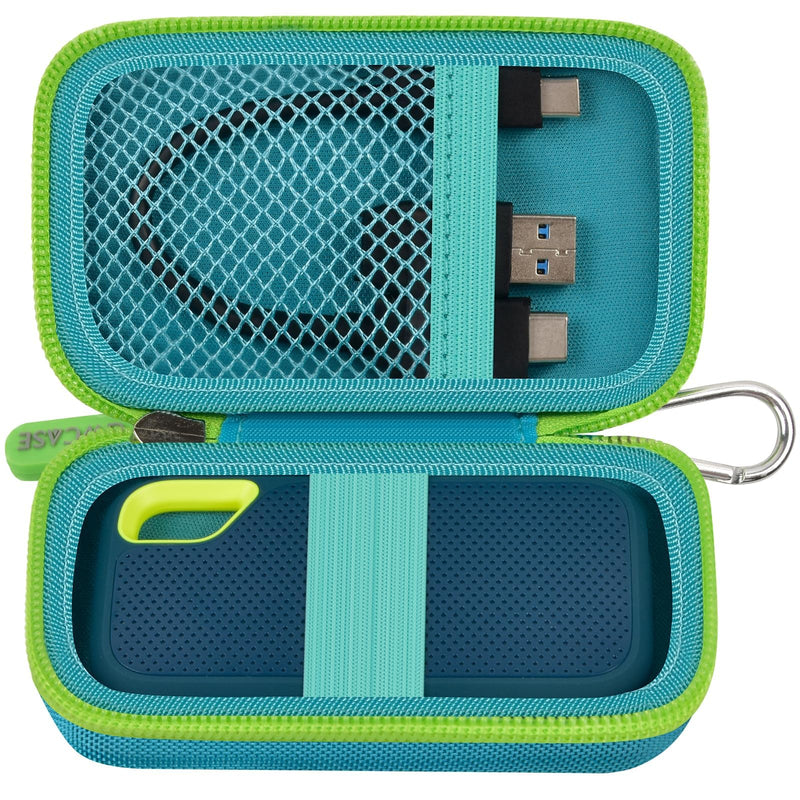 2 Hard Case for Sandisk 500GB/1TB/2TB/4TB and PRO 500GB/1TB/2TB/4TB Portable External SSD