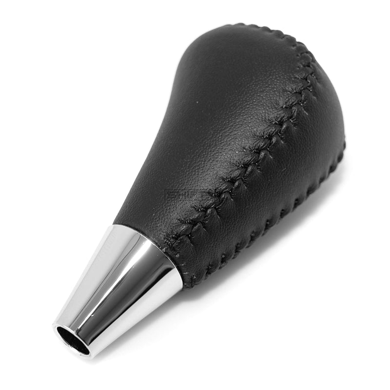 Leather Wood Gear Shift Knob for Toyota Avalon Yaris 4Runner Land Cruiser Sienna Camry Solara Tacoma and Lexus ES300 ES330 GS300 GS400 GS430 SC300 SC400 (Black Leather) Black Leather