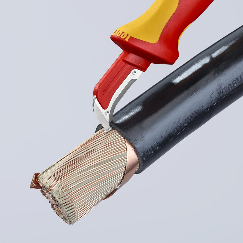 KNIPEX 98 55 1,000V Insulated Dismantling Knife