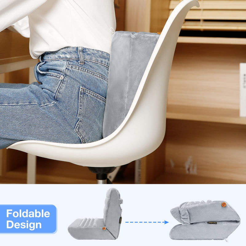 MOSISO Tablet Pillow Stand,Soft Tablet Holder for Lap,Tablet Soft Pad Dock with Pockets&Stylus Slot&4 Viewing Angles Compatible with iPad Pro 12.9,11,10.5,9.7,Air Mini 6,5,4,3, E-Reader, Gray