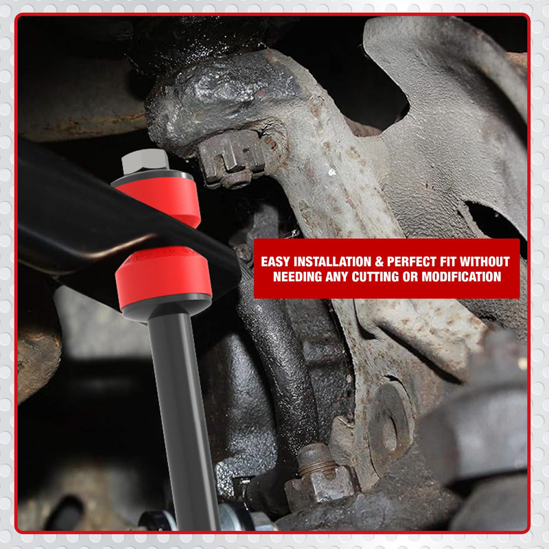 Suspension Dudes Front CODE RED Sway Bar Stabilizer Link Kit FITS FITS Avalanche, Blazer, Escalade, Suburban, Sierra, Savana, Silverado, Tahoe, Yukon, Hummer, 1978-2019 K80631 K700539 K80631 / K700539