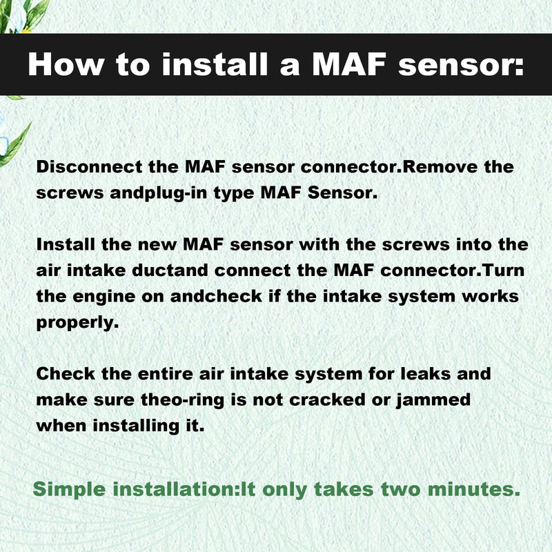  [AUSTRALIA] - 22204-21010 Mass Air Flow Sensor Compatible with Toyota 02-06 Camry 03-08 Corolla 01-10 Highlander 00-07 4Runner 99-10 Tacoma 3.4L 4.0L 01-05 RAV4 Lexus ES300/RX300 3.0L