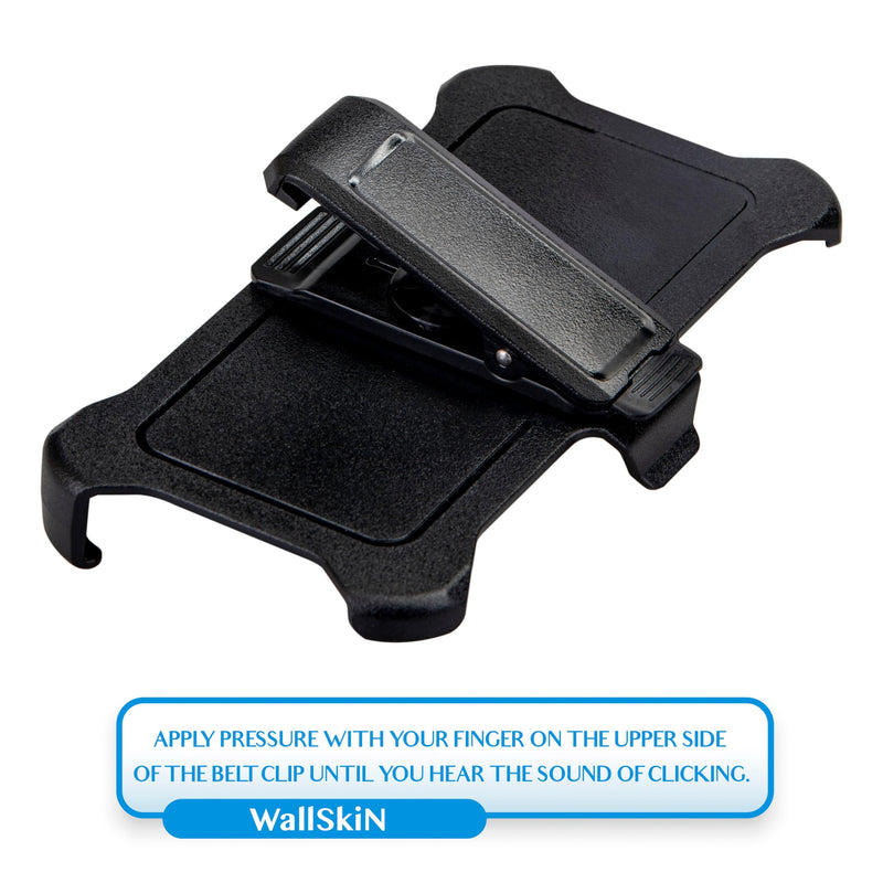 2 Pack Replacement Belt Clip Holster for Samsung Galaxy S26 Plus OtterBox Defender Series Case | Clip for Belt Holder (Case Not Included) 2 x Clips - Black Galaxy S26 Plus (6.7")