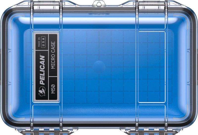 Pelican M50 Micro Case (Blue/Clear) Blue/Clear