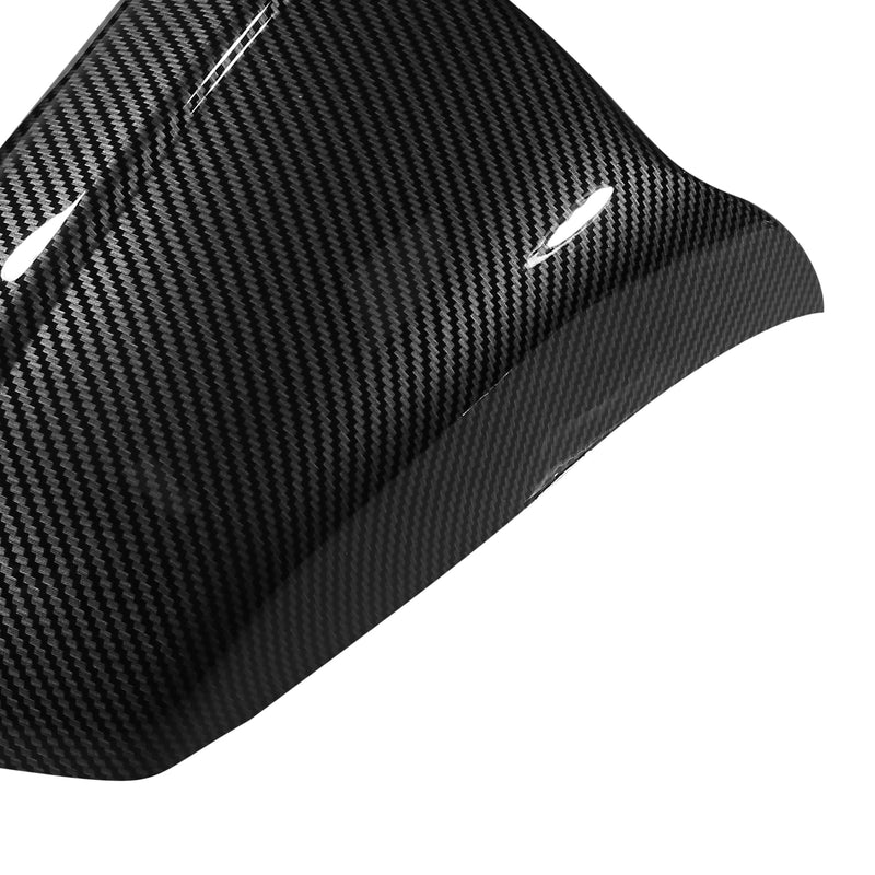 X AUTOHAUX Pair Car Exterior Rear View Mirror Covers Cap Replacement for BMW 5 Series F10 F11 F18 528i 530i 535i 550i 2011-2013 Carbon Fiber Pattern Black Carbon Fiber