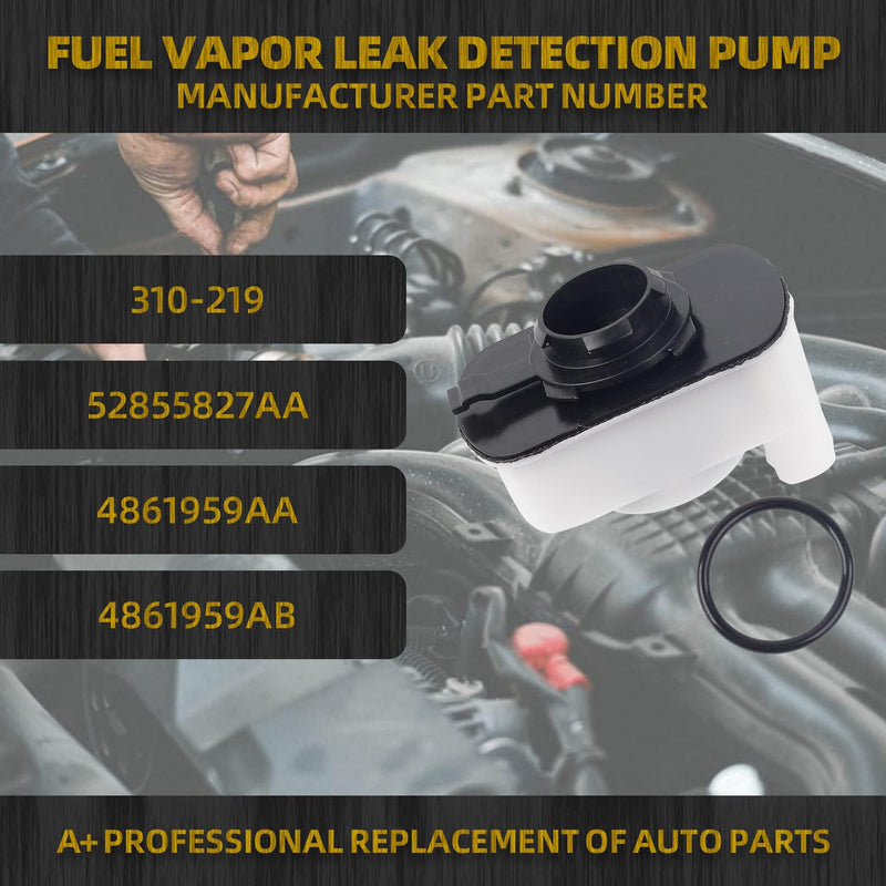Dasbecan 310-219 Evaporative EVAP Emissions System Leak Detection Pump Fit 2007-2019 Dodge Nitro Durango Ram 1500 ProMaster Chrysler Aspen Fiat 500/500L Jeep Grand Cherokee Liberty