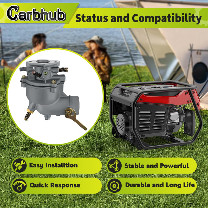 Carbhub Carburetor Replacement for 390323 394228 398170 7HP 8HP 9HP Horizontal Engines Troybilt Carb
