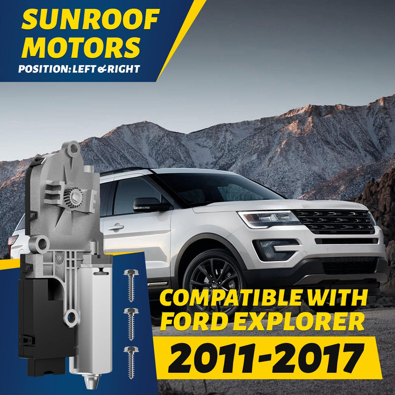 BB5Z-15790-A Sunroof Motor Left or Right Compatible with Ford Explorer 2011-2017 Moon Roof Replaces for BB5Z15790A