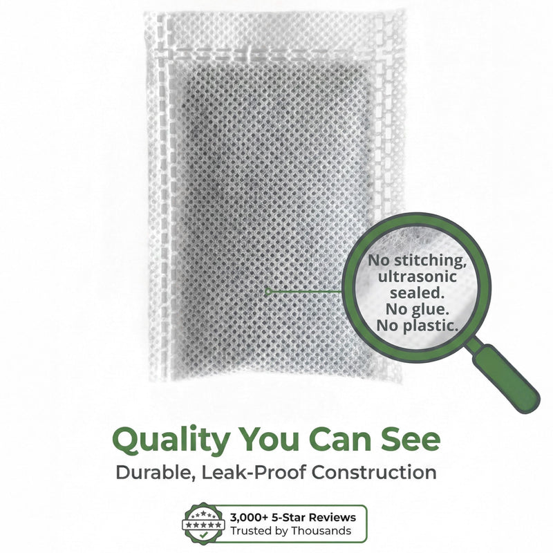 Green Piece® Activated Charcoal Water Filter Replacements (Made in USA) - Great for Megahome and Other Countertop Water Distillers - Pack of 36 - Deluxe Version 36 Count (Pack of 1)