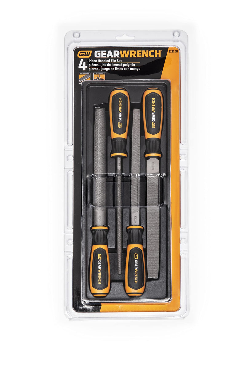 GEARWRENCH 4 Pc. 8" Bastard File Set - 82820H 4 Pc. Standard Set New Version