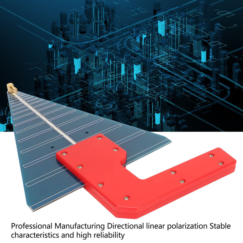 UWB Antenna, High Gain Directional 10dB Gain PCB Ultra Wideband Antenna for Multi Frequency Coverage with Simple Design for SMA K