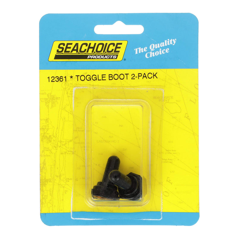 Seachoice Toggle Switch Boot, Black (Pack of 3) One Size (Pack of 3)