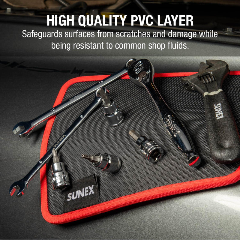Sunex SXMAGMAT Flexible Magnetic Mat/Organizer, 8"x10", 40LB Rated Capacity 8" x 10"