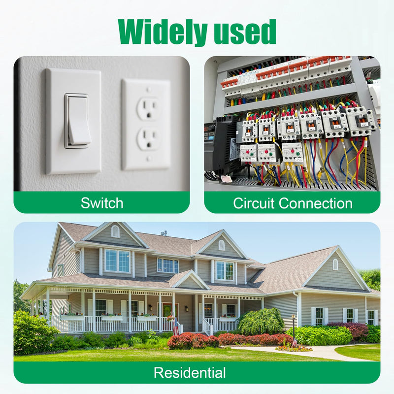 6/3 Wire with Ground - 5FT NM-B 6 Gauge Non-Metallic Sheathed Cable 100% Pure Copper 6 AWG 3 Conductor Residential Indoor Wire for Outlets, Switches, Other Loads and Lighting Wiring Projects etc. 6AWG/3