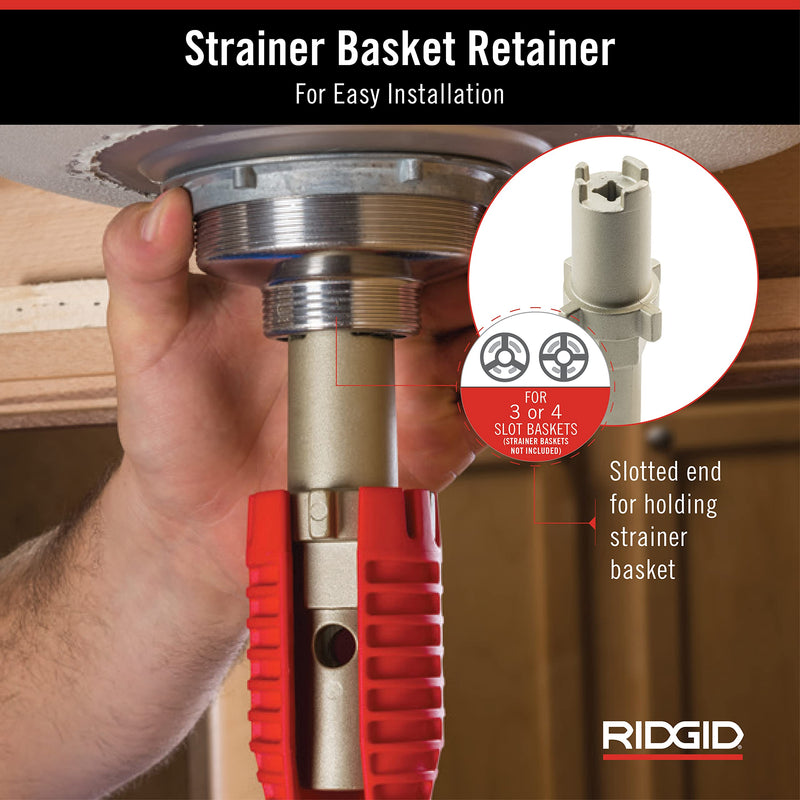 RIDGID 57003 EZ Change Plumbing Wrench Faucet Installation and Removal Tool Pack of 1