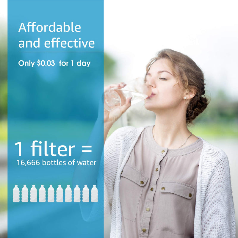 AQUA CREST 750R Drinking Water Filter, Replacement for Culligan® 750R Level 1, 2500 Gallons Extended Lifespan, More Pure Enjoyment, 2 Pack, Model No.WF36-75