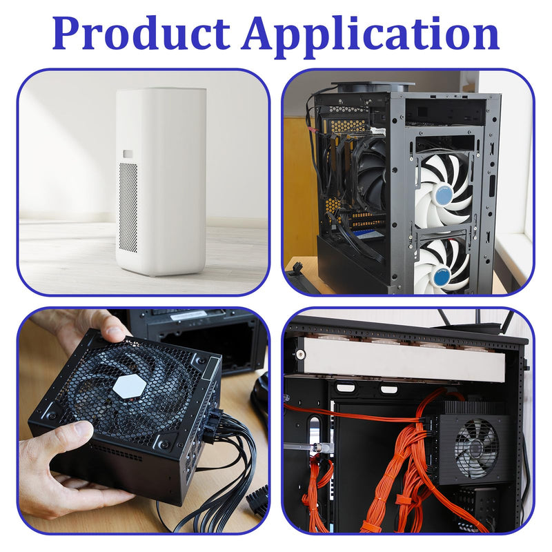 2PCS 280 x 140mm Computer Case Fan Dust Filter, Magnetic Frame | Dust proof Case Covers for Computer Fan