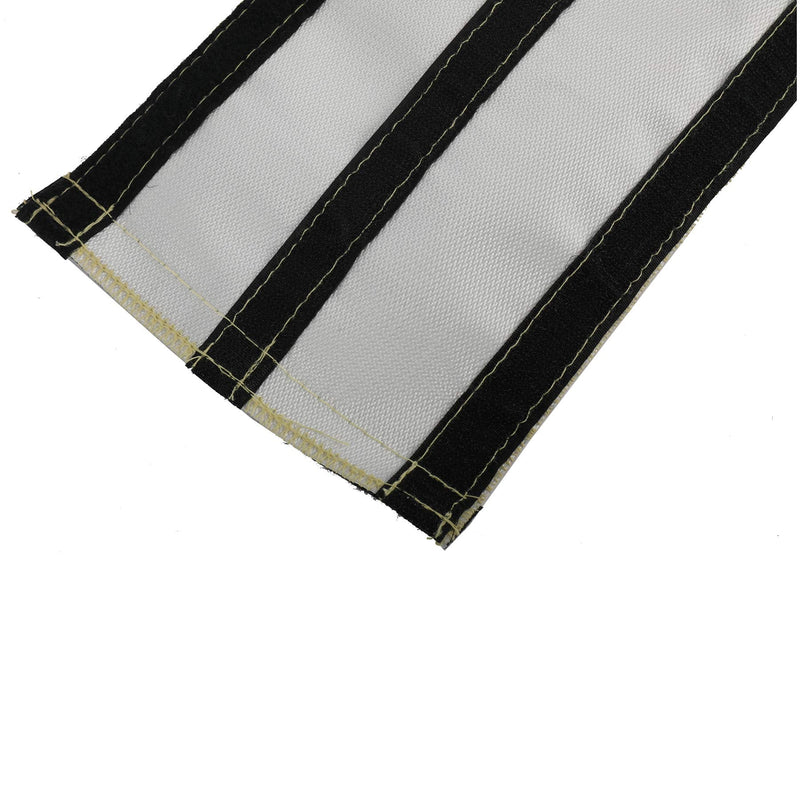 Heat Shield Barrier, Heat Shroud Sleeve, Heat Shield Barrier Cover Wrap, Fiberglass Heat Wrap, 7 in × 23.6 in
