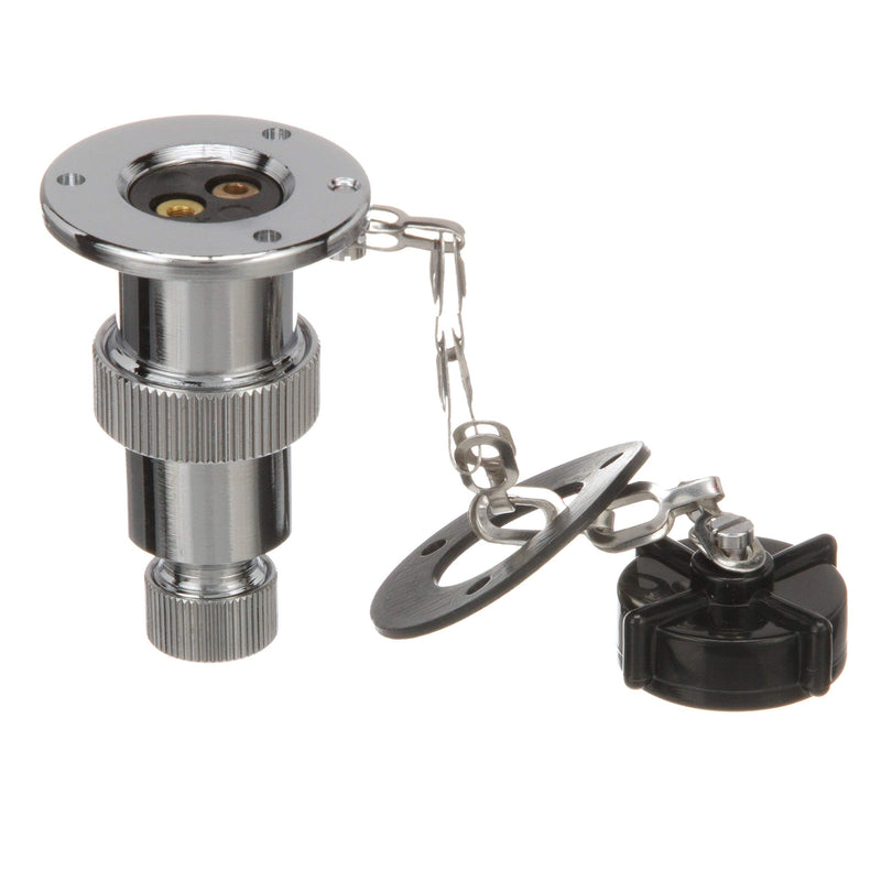 Seachoice Waterproof Boat Deck Connector, 2 Prong Plug, 3 Amps at 12V