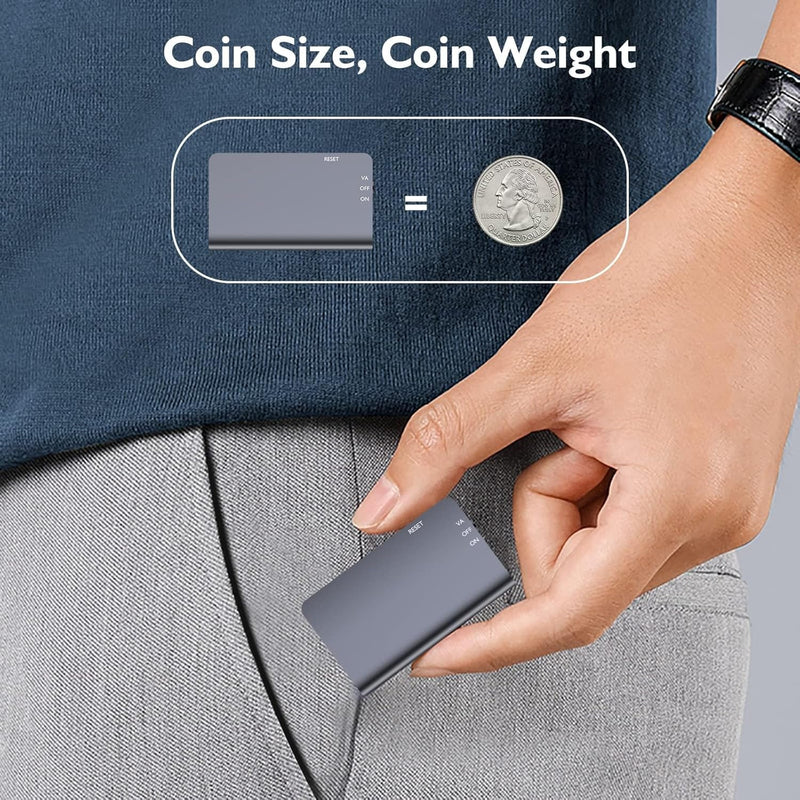 64GB Magnetic Voice Activated Recorder - 40 Hours Continuous Recording Device with AI-Intelligent Triple Noise Reduction - Portable Audio Recorder Device for Lectures Meetings Interviews 64GB