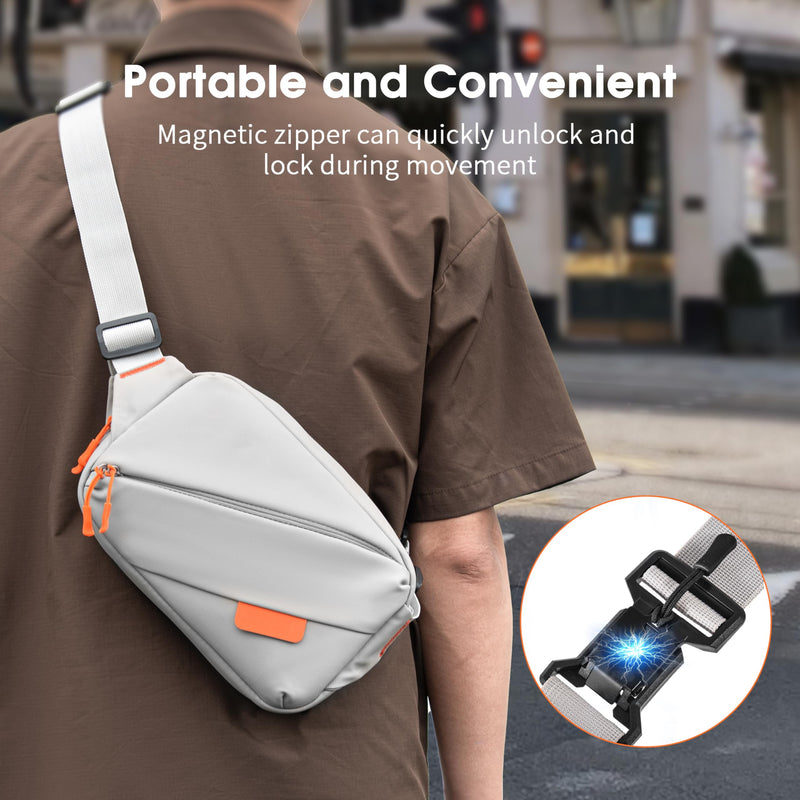 Carrying Bag for Insta360 Luna Ultra X5 Creator Bundle Case Accessories | X4 Air X3 Go ultraTravel Magnetic Quick Release Travel Case Chest Bag for DJI Osmo 6 5 Pocket 4 Pro 3 4P Mobile Gimbal