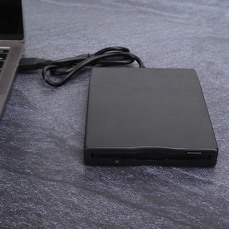 Floppy Disk Reader, 3.5 Inches Removable Ultra Thin External Floppy Disk Drive, Portable Plug and Play FDD USB Drive, External Floppy Diskette Drive for Desktop and Laptop Computers