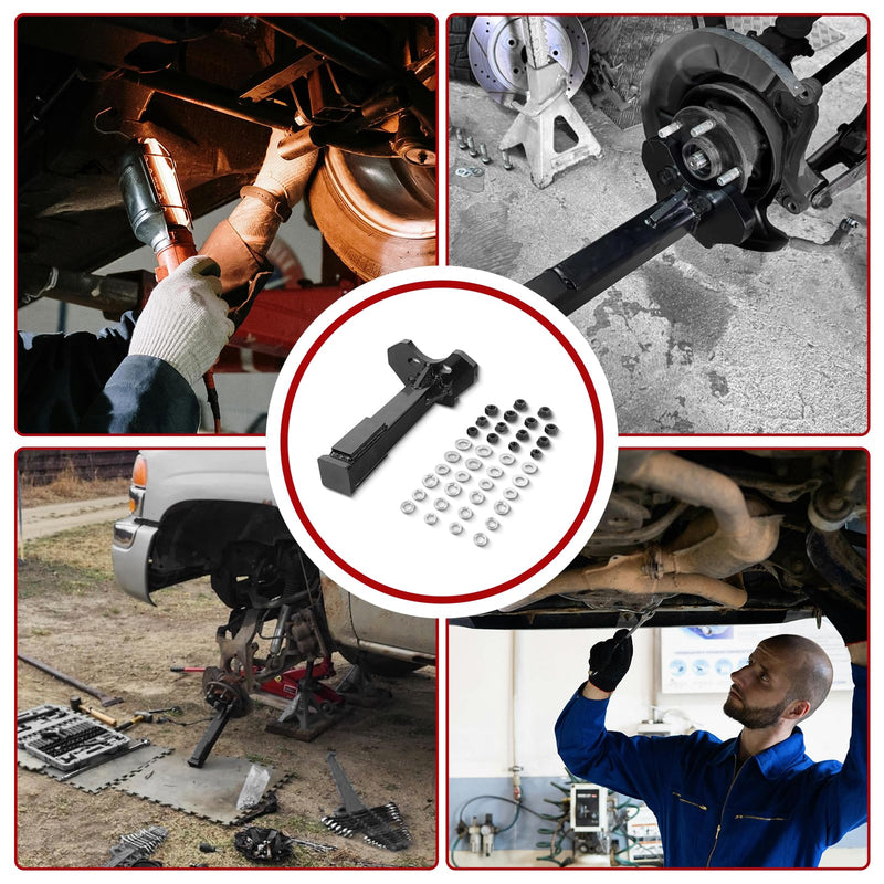 8629 Wheel Hub Removal Tool, Wheel Bearing Removal Tool, Wheel Hub Removal Tool, Replace for ATD Tools. Compatible with All Axle Stud Hubs with 5, 6 and 8 Bolts, with Nuts and Washers Black