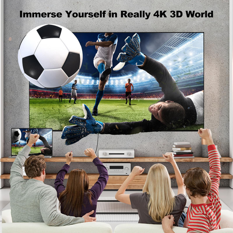 HDMI Cable 6FT 10-Pack, 4K HDMI to HDMI Cable 6FT Multi-pack,Shielded HDMI 2.0 Cord 6 FT with 4K@60Hz,2k@165/144Hz,HDCP 2.2, HDR, ARC & CL3 Rated | for Laptop, Monitor, TV PS5, PS4, Xbox, Soundbar Black