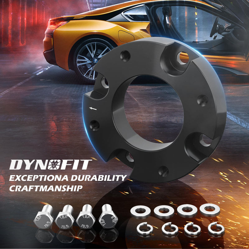 Dynofit 2 Inch Leveling Lift Kit for Tundra & Sequoia, 2" Front Raise Suspension Strut Spacers for 2007 2008 2009 2010 2011 2012 2013 2014 2015 2016 2017 2018 2019 2020 2021 2022 2023 2024 2025 Tundra Front 2inch 07-24 tundra