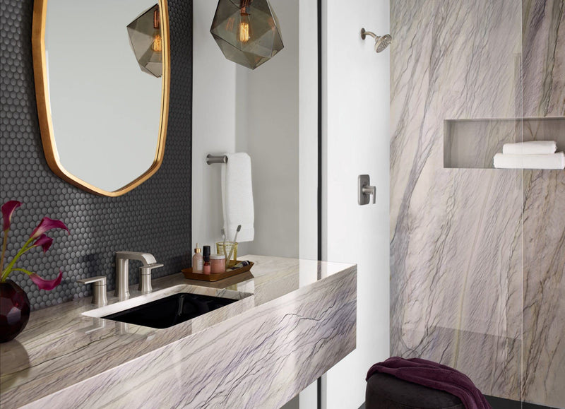 Moen Genta LX Modern Single Kitchen or Bathroom Towel Bar, 6.8-Inch, Brushed Nickel, BH3886BN 6.8 Inch