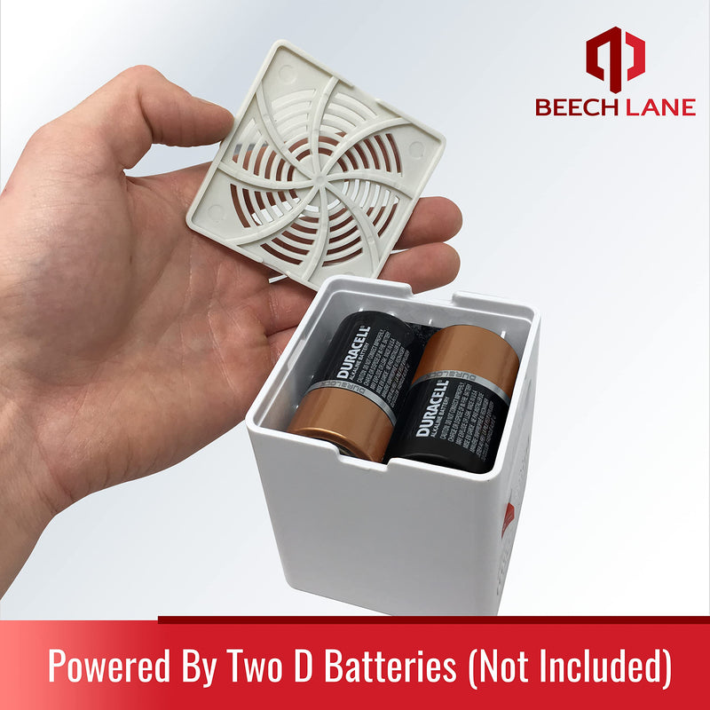 Beech Lane RV Fridge Fan, Patented, High Power 3,000 RPM Motor, Easy On and Off Switch, Multiple Side Vents Increase Airflow, Durable Construction, Efficiently Cools Refrigerator (Natural) Natural