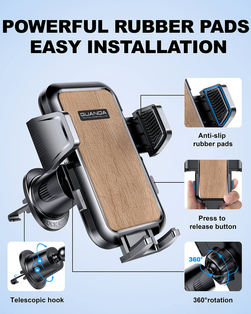GUANDA TECHNOLOGIES CO., LTD. Cell Phone Holder for Car Vent Mount