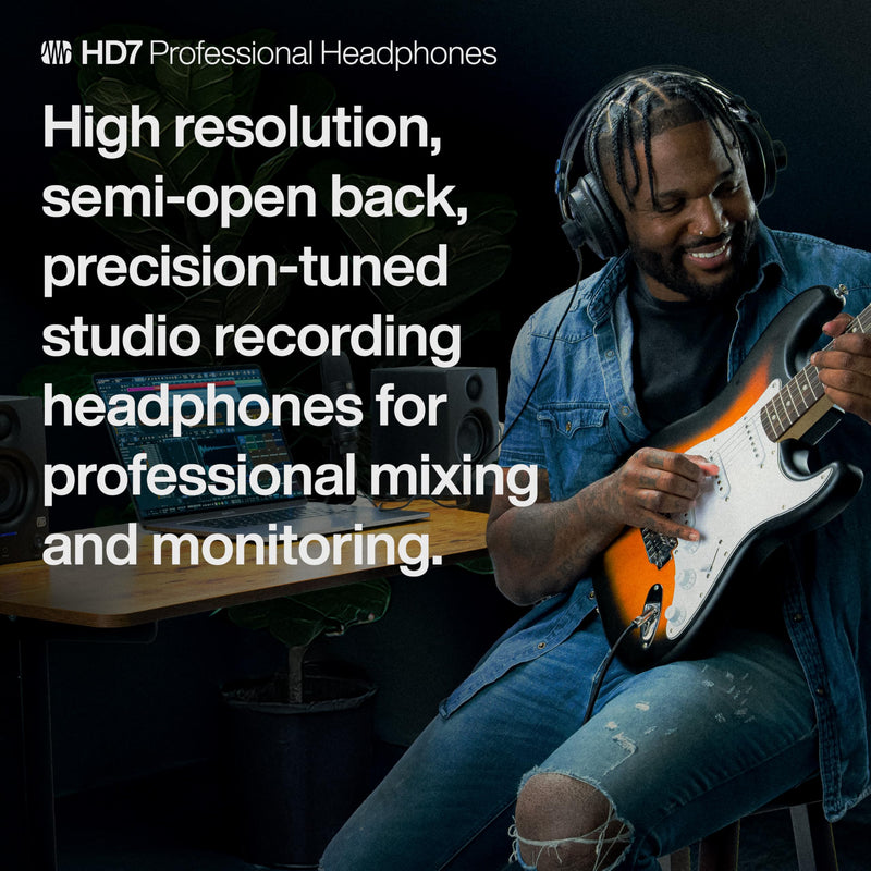PreSonus HD7 Professional Monitoring Headphones Black