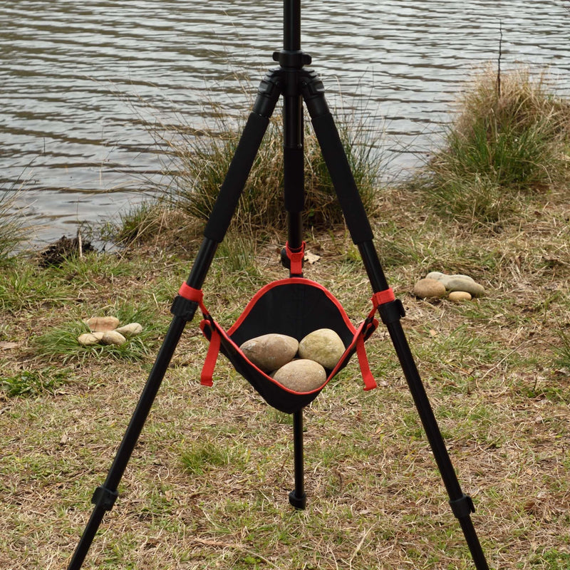 Soho Urban Artist Stone Bag For Tripod or Easel - Weigh Down & Stabilize or Store Supplies - PVC Coated, Easy Clean - Plein Air Painting, Photography Accessory (Pack of 2) 14" x 7-9.5" (W x D) (Pack of 2)