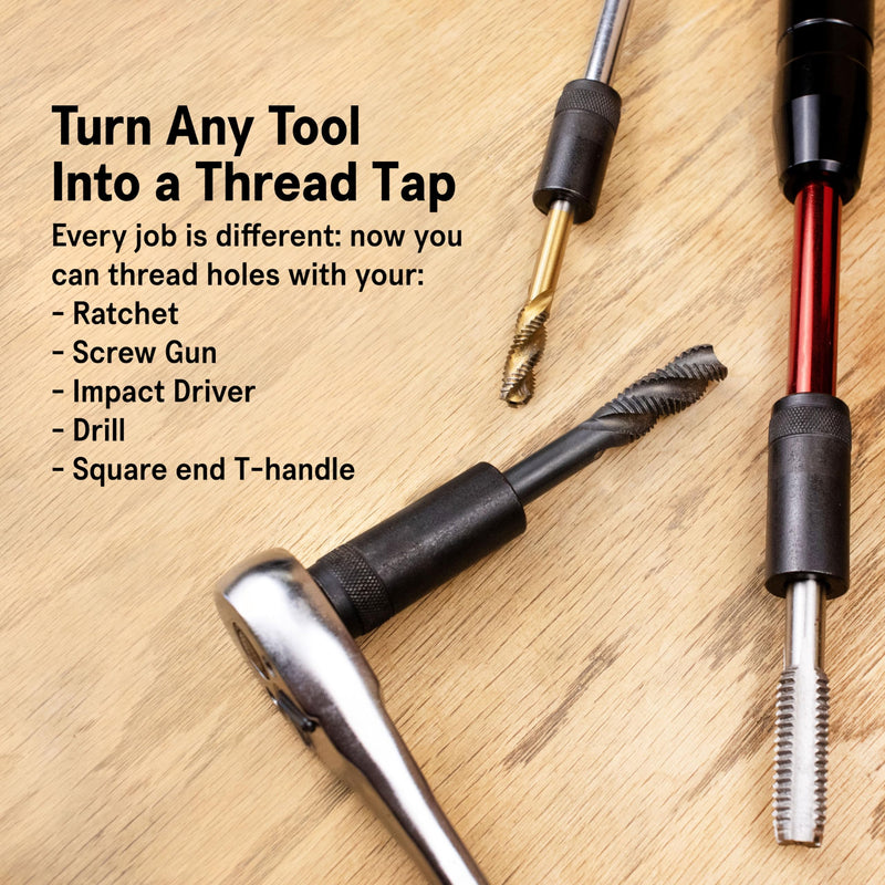 SST Tap Socket Wrench Set | 8-piece Tap Socket Adapter | Compatible with All M.C.T.I. Taps Up To 1/2" (Number and Fractional) STANDARD