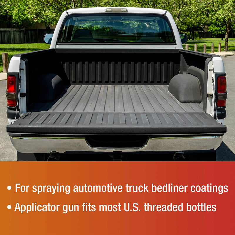 Custom Coat Professional Quality Bedliner Application Gun with Regulator - Fits 1 Liter U-Pol Raptor Bottles