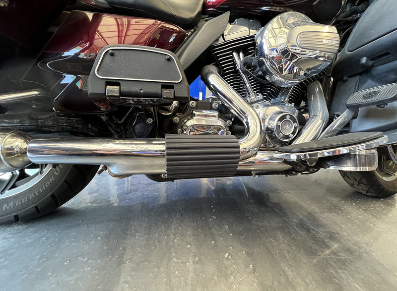 Leg Heat Shield High Temperature Touchable Exhaust Cover Insulation Protector Universal Fit Muffler Guard Silicone for Harley Suzuki Kawasaki Yamaha Honda MHP156