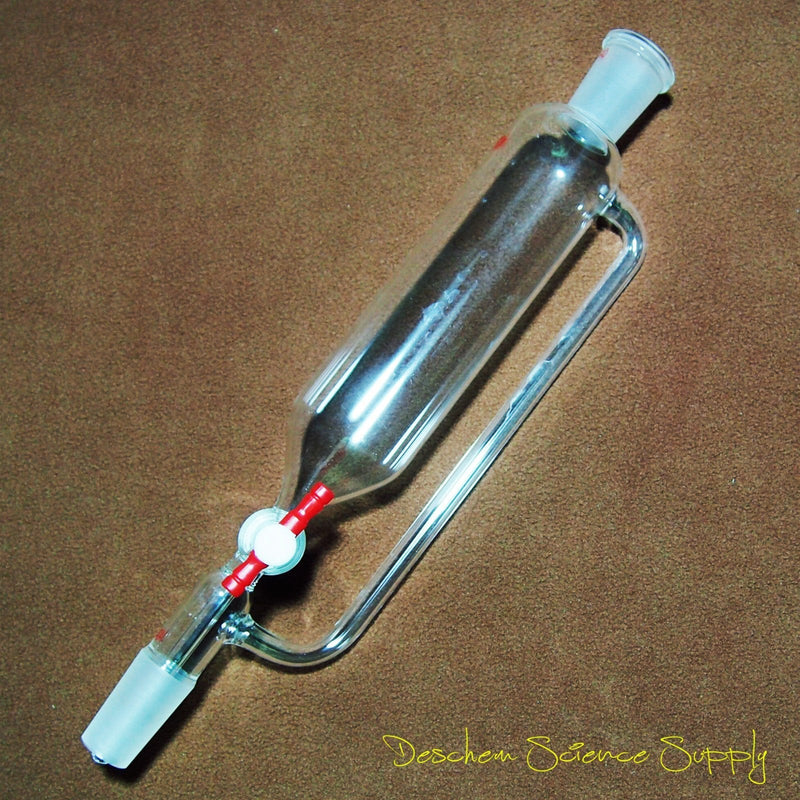 250ml 24/40 Glass Pressure Equalizing Additonal Funnel with PTFE Stopcock 250ml